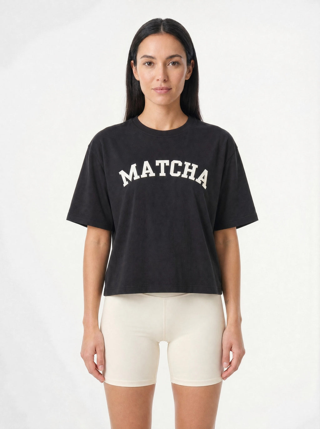 Matcha Tee in Charcoal