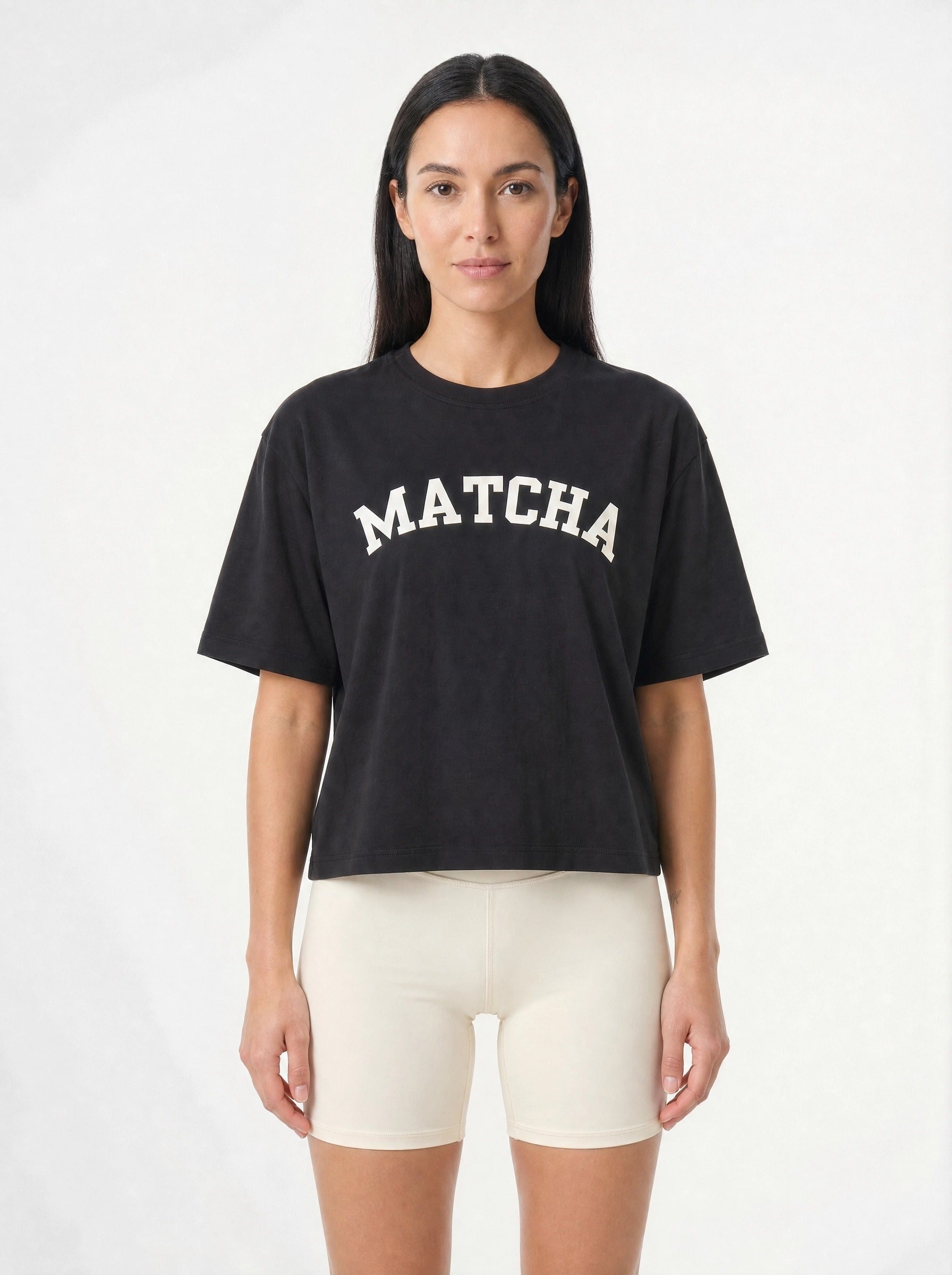 Matcha Tee in Charcoal