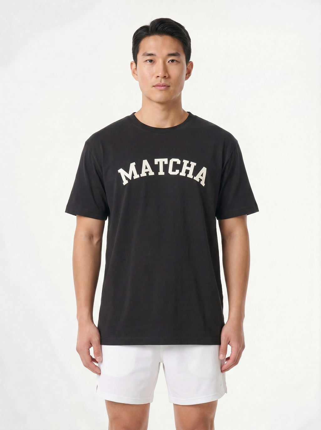 Matcha Tee in Charcoal (Full Length)